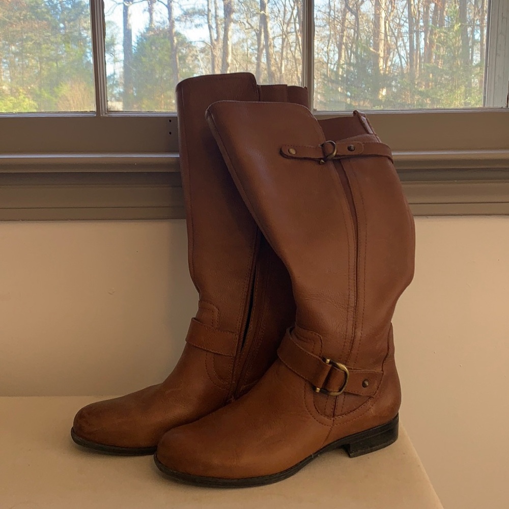 Size 7 Naturalizar Jillian Tall Brown Riding Boots
